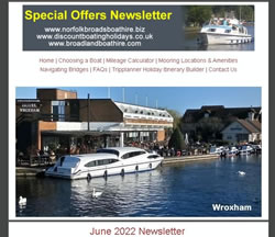 January 2022 Newsletter screenshot